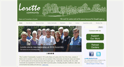 Desktop Screenshot of lorettocommunity.org