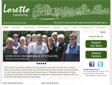 Tablet Screenshot of lorettocommunity.org